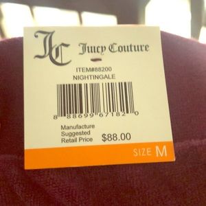 Juicy Couture Nightingale Velour Pants NWTags